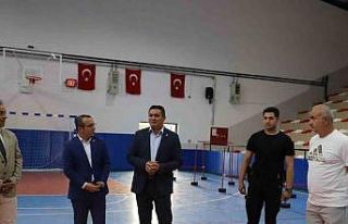 Kaymakam Yücel’den spor kursuna ziyaret