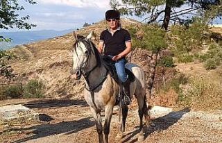 Kaymakamın atı köylünün gönlünü şaha kaldırdı