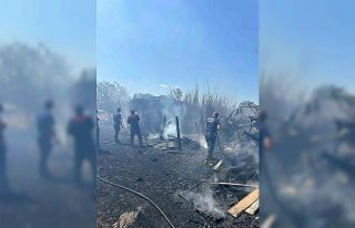 Kayseri itfaiyesi Manisa’daki yangını söndürme...