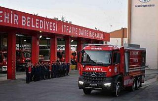 Kayseri itfaiyesi yangınla mücadele için Manisa’ya...