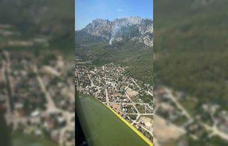 Kemer’de orman yangını