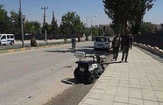 Kilis’te 3 tekerlekli motosiklet devrildi: Sürücü...