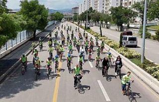 Kırıkkale’de sağlıklı yaşam için pedal çevirdiler
