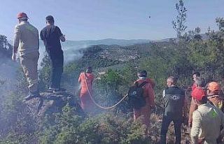 Kırkağaç’taki orman yangını kontrol altına...