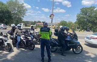 Kırklareli’nde motosiklet denetimi