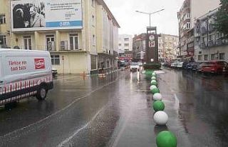 Kırklareli’nde sağanak etkili oldu