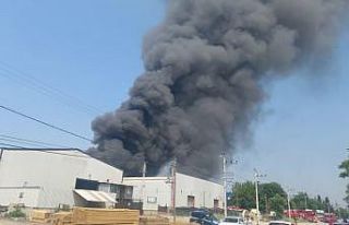 Kocaeli’de fabrika yangını