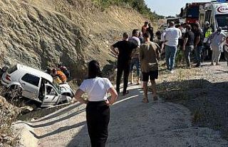 Kontrolden çıkan araç menfeze savruldu: 1 ölü,...