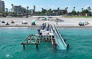 Konyaaltı Engelsiz Plaj yaza hazırlanıyor