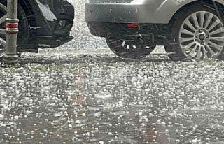 Konya’da dolu ve sağanak yağış etkili oldu