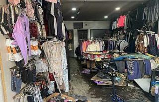 Konya’da iş yerinin bodrumunda yangın