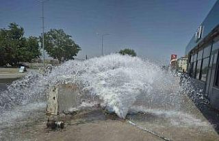 Kopan vanadan sular boşa aktı