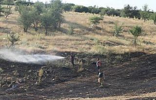 Kula’da aynı anda iki farklı bölgede yangın