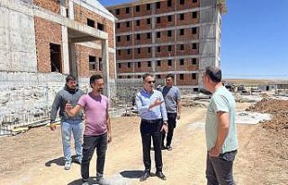 Kulu’da KYK yurt binasının inşaatı devam ediyor