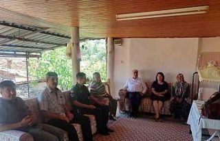 Kurban Bayramı’nda şehit aileleri unutulmadı