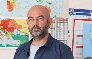 Küresel Gazze Yürüyüşüne katılan Ahmet Aydan...