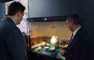 Kurtarma kazılarında çıkartılan 2 bin 300 yıllık...