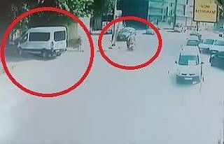 Kuryeye tekme tokat saldırı