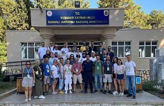 Kuşadası’nda öğretmenler doğayla buluştu