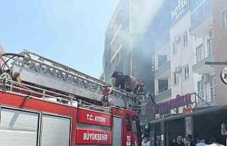 Kuşadası’nda yangın paniği