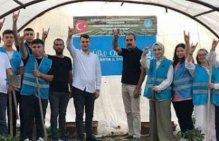 Kütahya’da gençlere tarım bilinci, Permakültür...