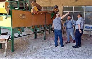 Kütahya’da hububat tohum temizleme selektörleri...