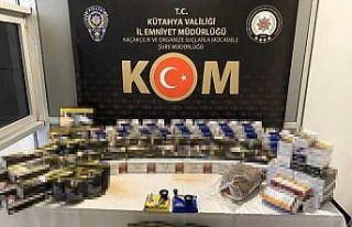 Kütahya’da kaçak sigara operasyonu