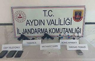 Kuyucak’taki eve uyuşturucu baskını