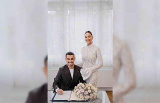 Levent Mercan dünya evine girdi