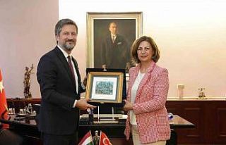 Macaristan Büyükelçisi Mtis Başkan Ünlüce’yi...