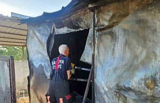 Malatya’da konteyner yangını