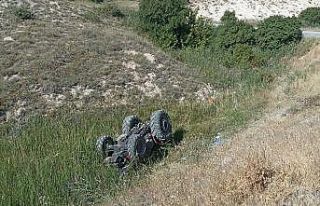 Malatya’da traktör şarampole yuvarlandı: 1 ölü