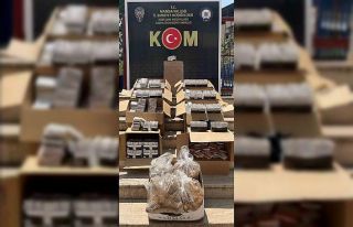 Manisa’da 59 bin doldurulmuş makaron ele geçirildi