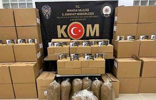 Manisa’da kaçak tütün ve içki operasyonu: 5...