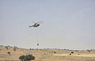 Mardin’de soğutma çalışmaları sırasında çıkan...