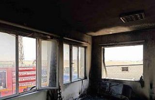 Mardin’de taziye evinde çıkan yangın söndürüldü