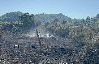 Marmaris’teki yangının işaret fişeğinden çıktığı...
