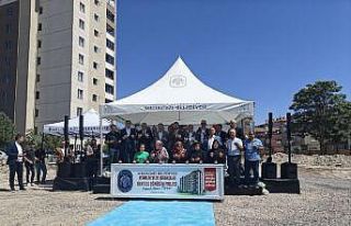 Melikgazi’de 72 daire ve 13 dükkanın temeli atıldı