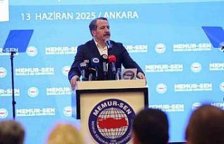 Memur-Sen Genel Başkanı Yalçın: "Gelir vergisinde...