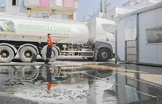 Mersin’de kurban kesim alanları temizlendi