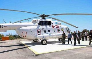 Mersin’de orman yangınlarına karşı 5 helikopter...
