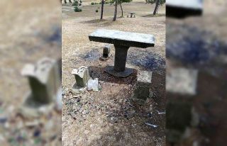 Mesire alanındaki oturma alanlarına zarar verdiler