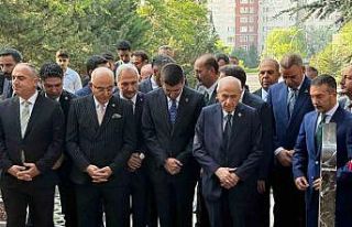 MHP Genel Başkanı Bahçeli, Alparslan Türkeş’in...