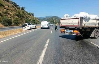 Milas-Söke Karayolu’nda trafik kazası
