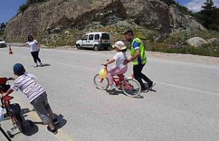 Minikler Dünya Bisiklet Günü’nü coşkuyla kutladı