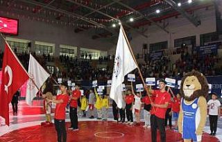 Minikler Türkiye Güreş Şampiyonası’nın açılış...