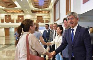 MSKÜ personeli bayramlaşma töreninde buluştu