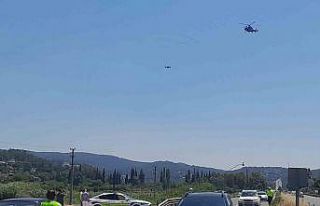 Muğla’da dron ve helikopter destekli trafik denetimi