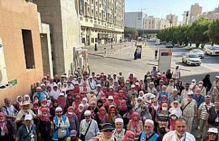 Muğla’dan Hacı kafilesi yurda dönüyor