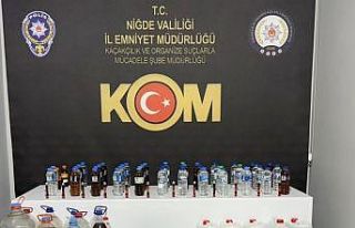 Niğde’de sahte alkol operasyonu: 2 kişi tutuklandı